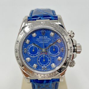 Rolex Daytona Zenith Sodalite Brill Ref .16519