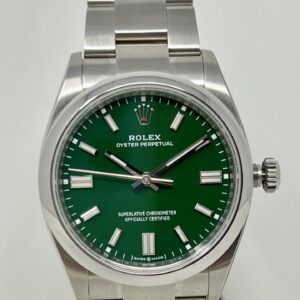 Rolex Oyster Perpetual Ref.126000 New Dial Green