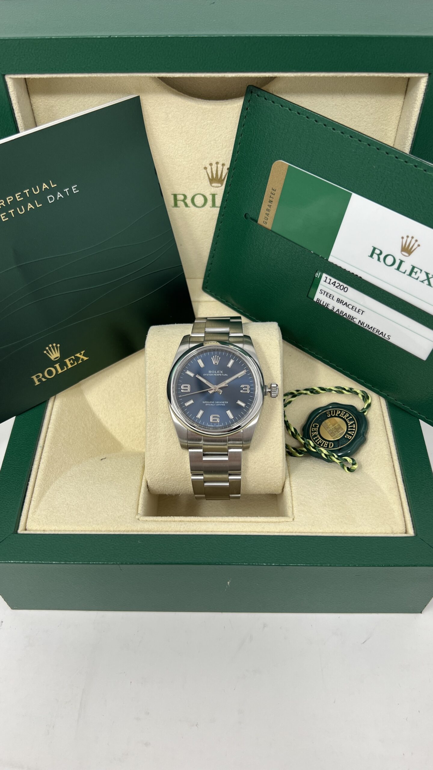 Oyster Perpetual 34mm Ref.114200 Full Set 2015 - immagine 2