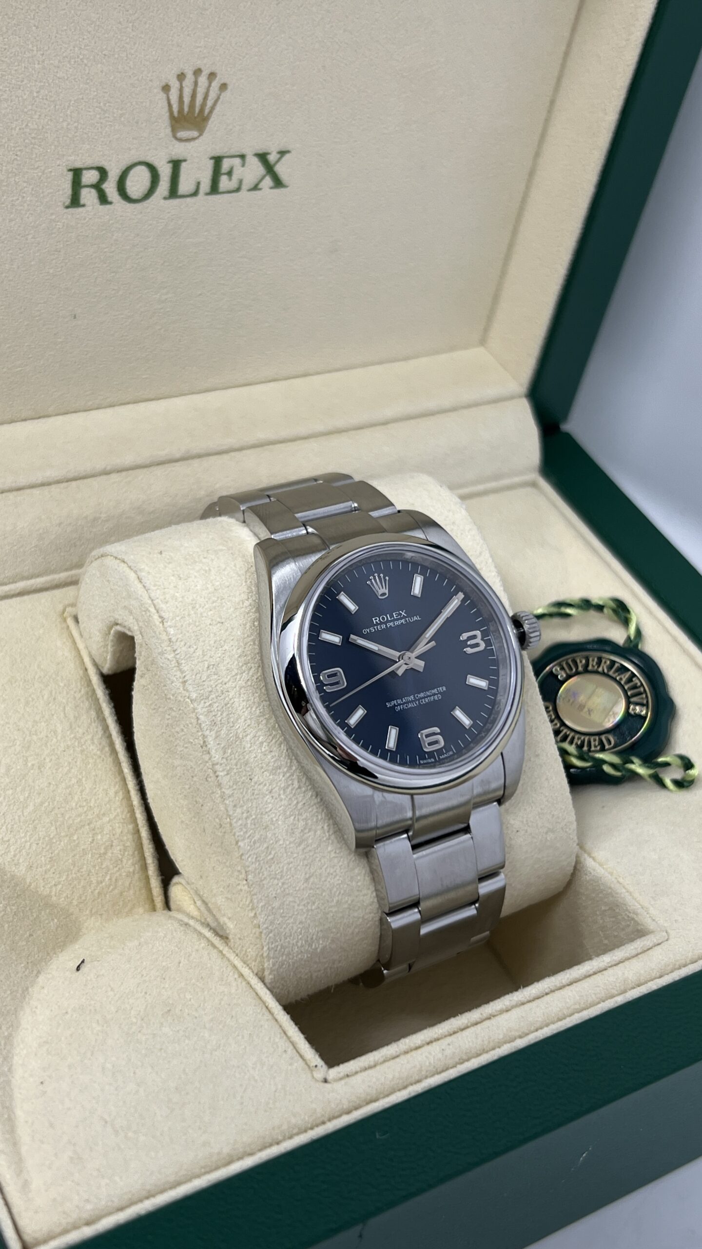 Oyster Perpetual 34mm Ref.114200 Full Set 2015 - immagine 4