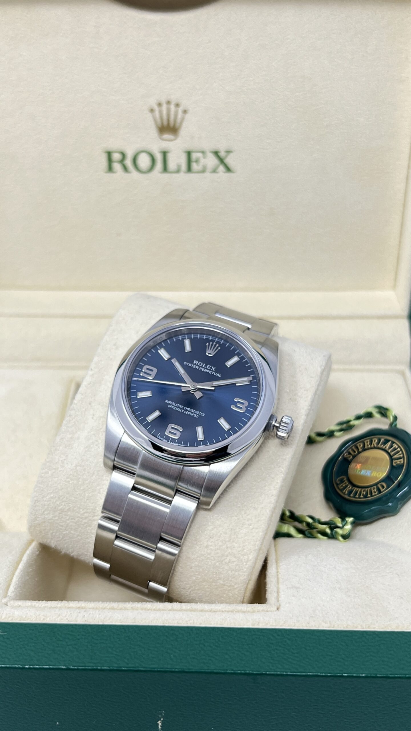 Oyster Perpetual 34mm Ref.114200 Full Set 2015 - immagine 6