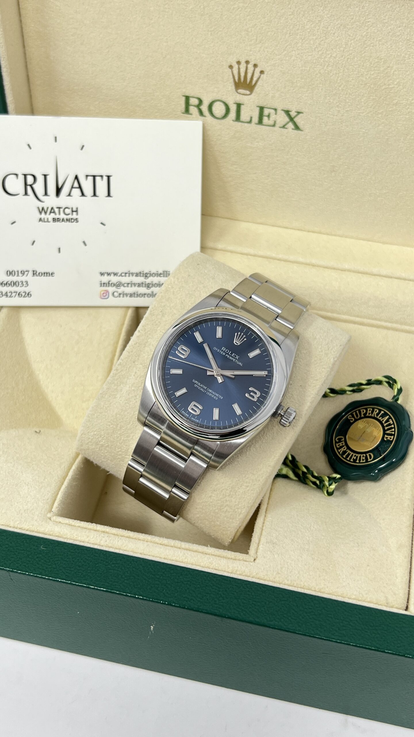 Oyster Perpetual 34mm Ref.114200 Full Set 2015 - immagine 8