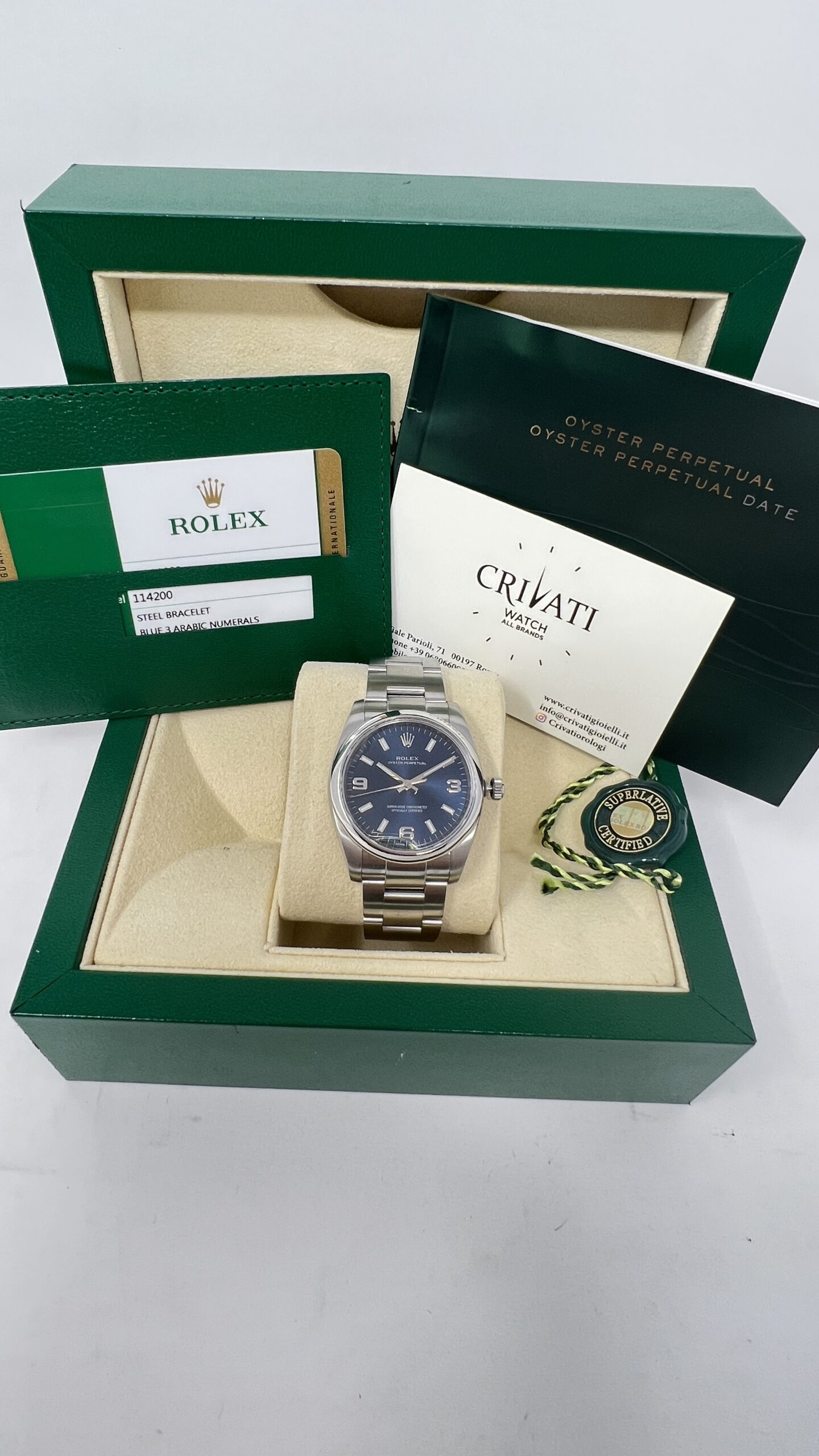 Oyster Perpetual 34mm Ref.114200 Full Set 2015 - immagine 12