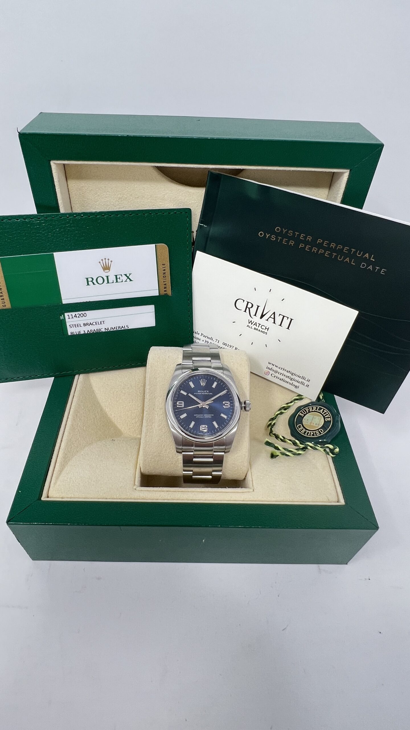 Oyster Perpetual 34mm Ref.114200 Full Set 2015 - immagine 13