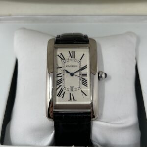Cartier Américaine Oro bianco 18Kt Ref. 1741 Full Set 2003