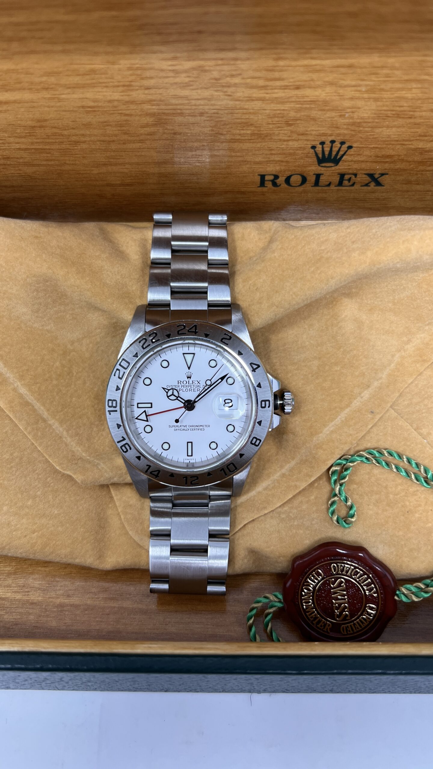Rolex Explorer Quadrante Bianco Polar Only Swiss Full Set 1999