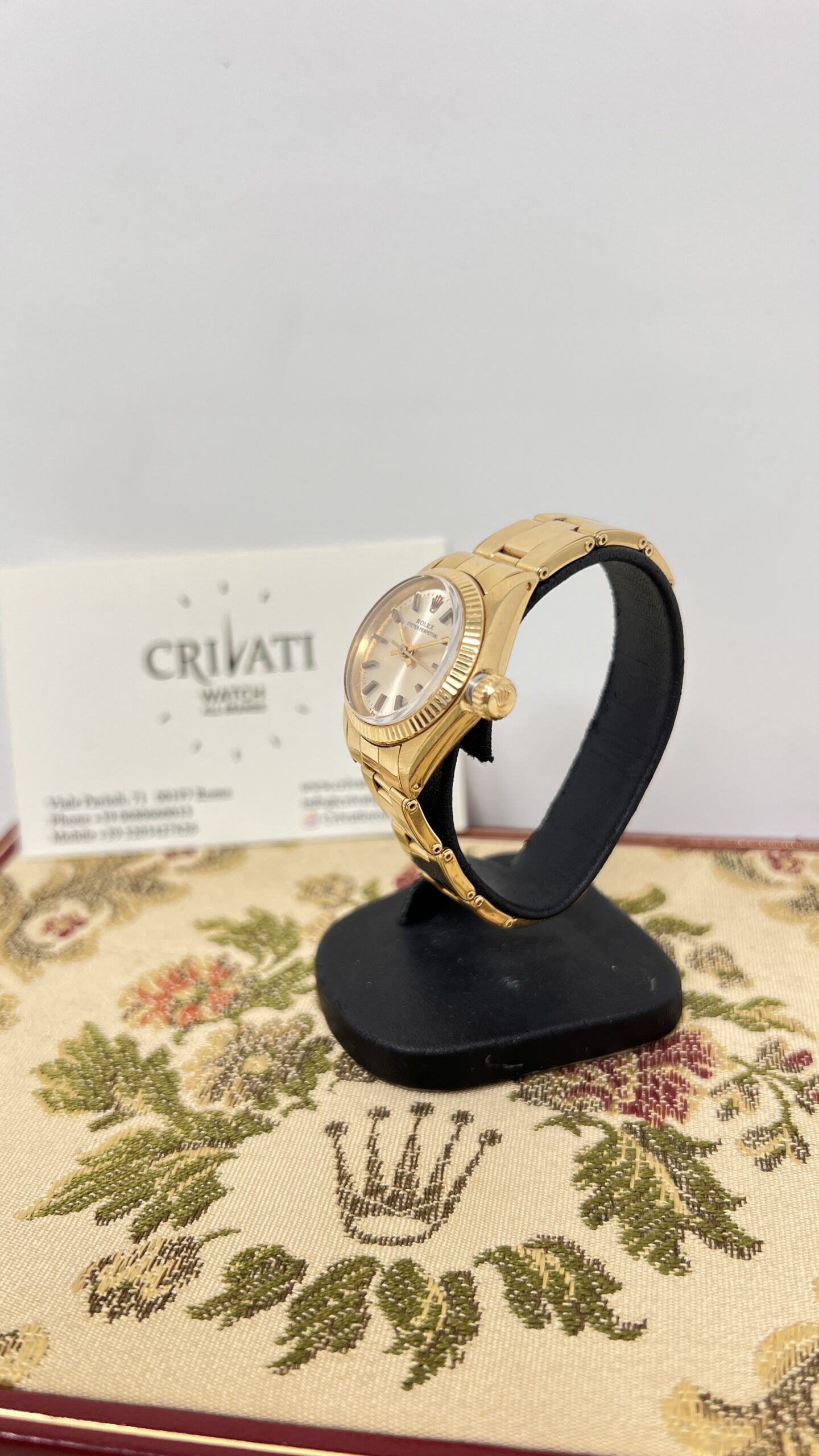 Rolex Oyster Perpetual Ref. 6719 Oro Giallo 18K Full Set + Service Rolex - immagine 18