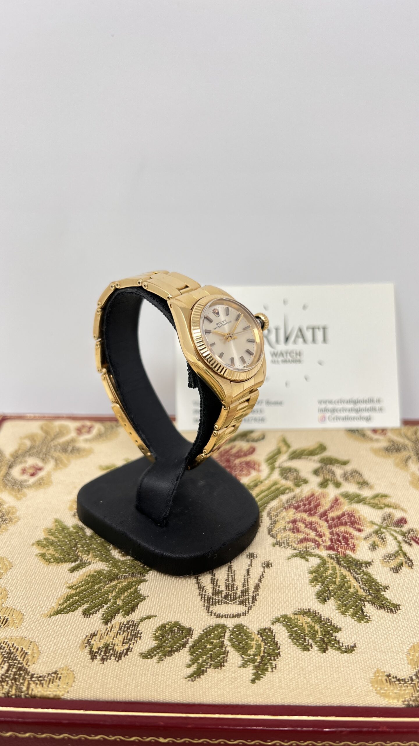 Rolex Oyster Perpetual Ref. 6719 Oro Giallo 18K Full Set + Service Rolex - immagine 19