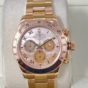 Rolex Daytona Cosmograph Oro Giallo Quadrante Madreperla Giallo Ref 116528