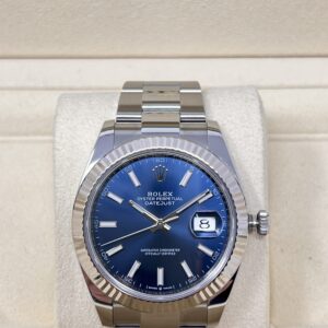 Rolex Datejust 41mm Ref 126334 Dial Blue
