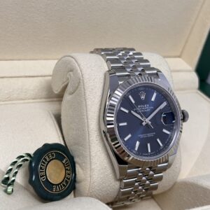 Rolex Datejust 41mm Ref 126334 Quadrante Blue mai indossato 2021
