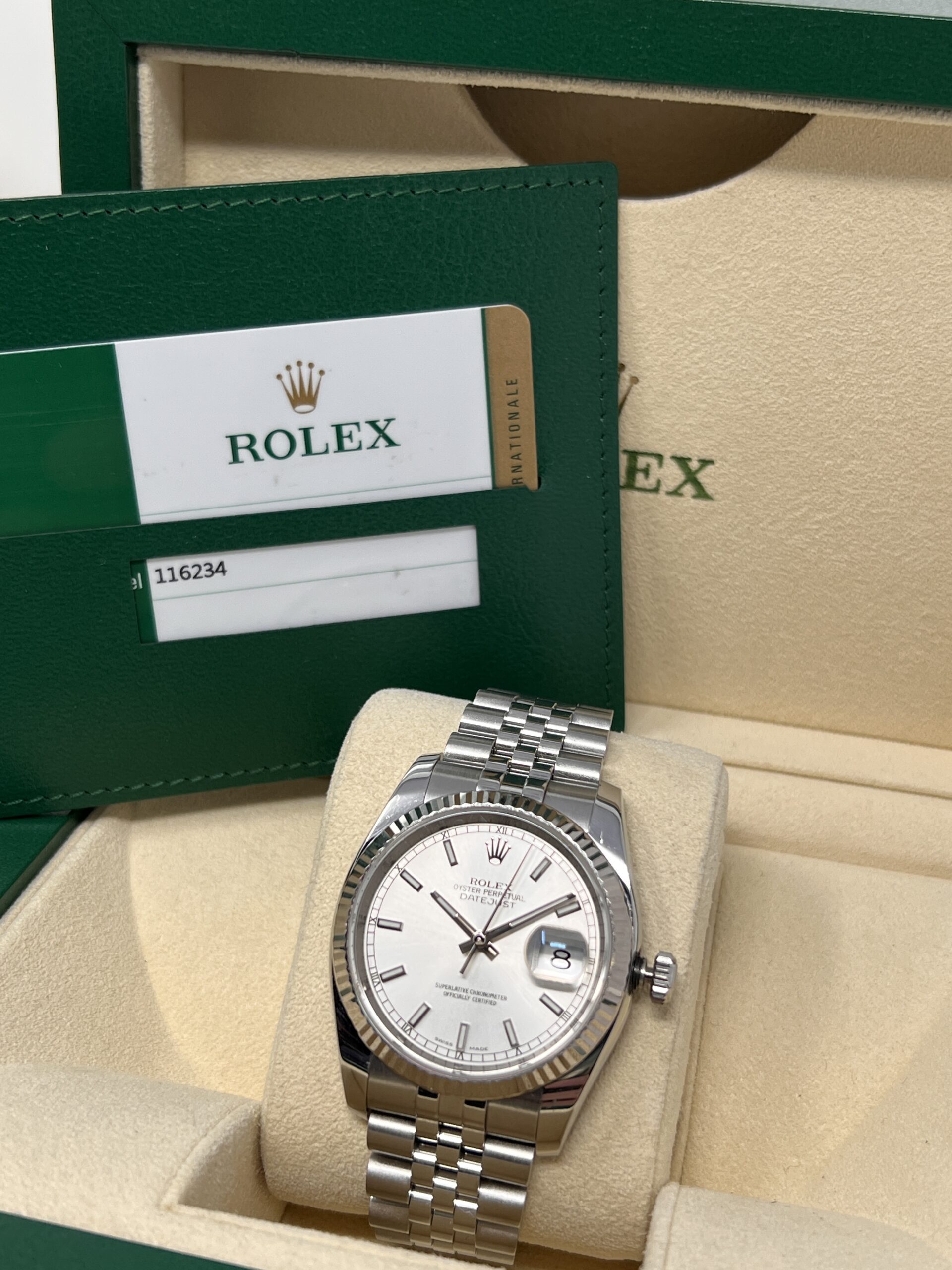 Rolex Datejust 36mm Ref 116234 Full Set 2017