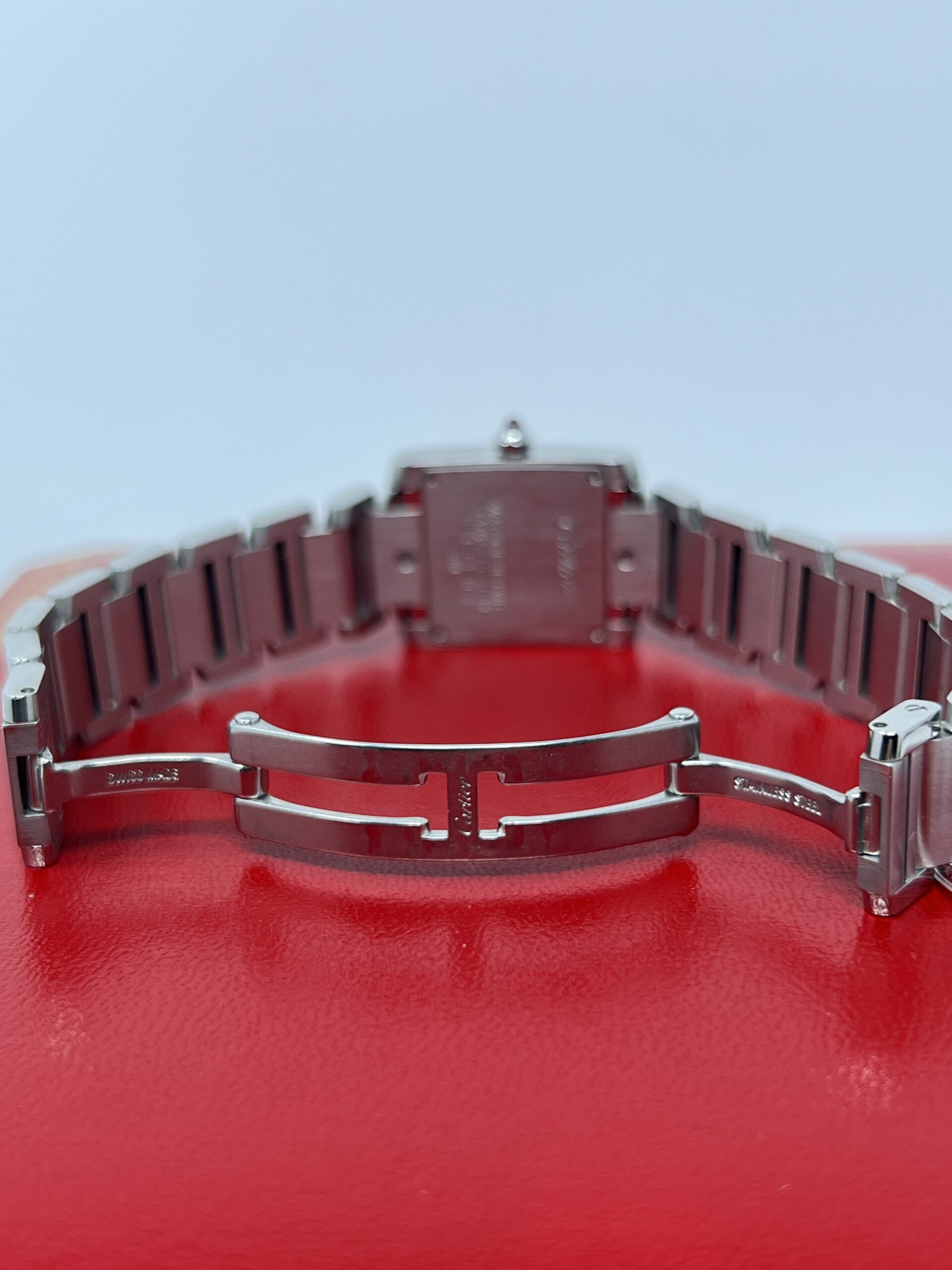 Cartier Tank Francaise Limited Edition Dial Pink Silver Ref 2384 - immagine 7