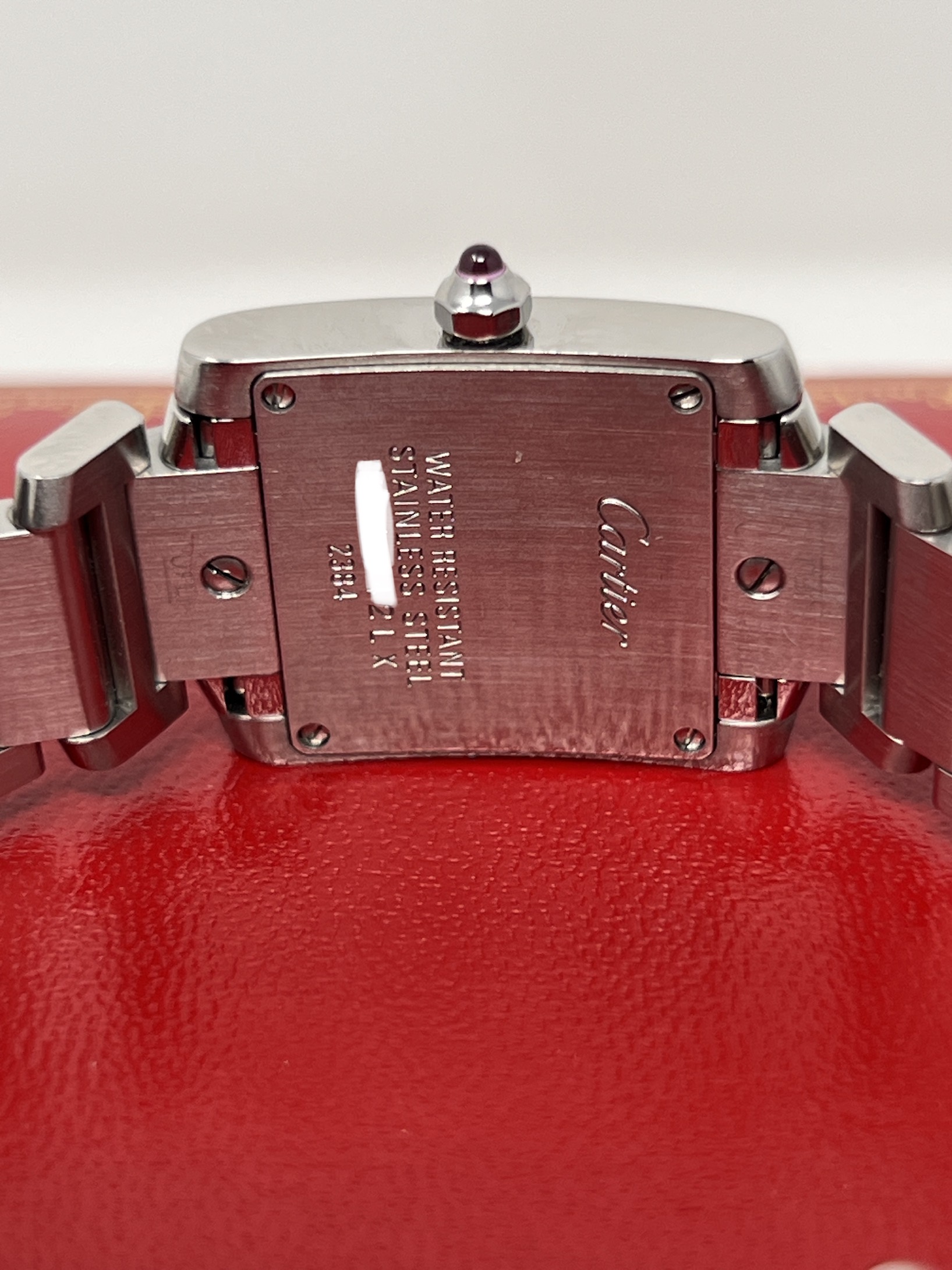 Cartier Tank Francaise Limited Edition Dial Pink Silver Ref 2384 - immagine 9
