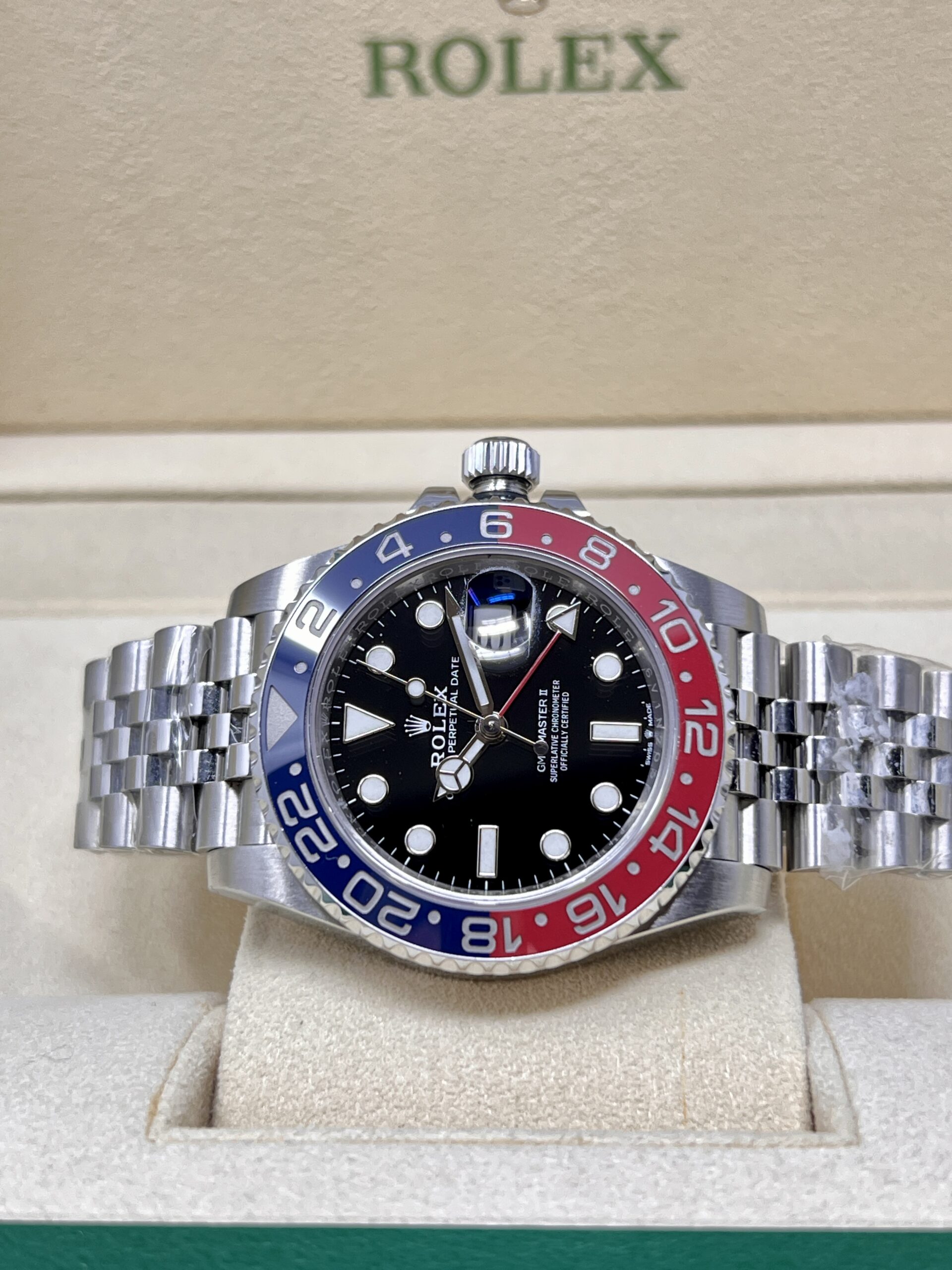 Rolex Gmt Master II Pepsi Ref 126710BLRO Full Set 2018 - immagine 6