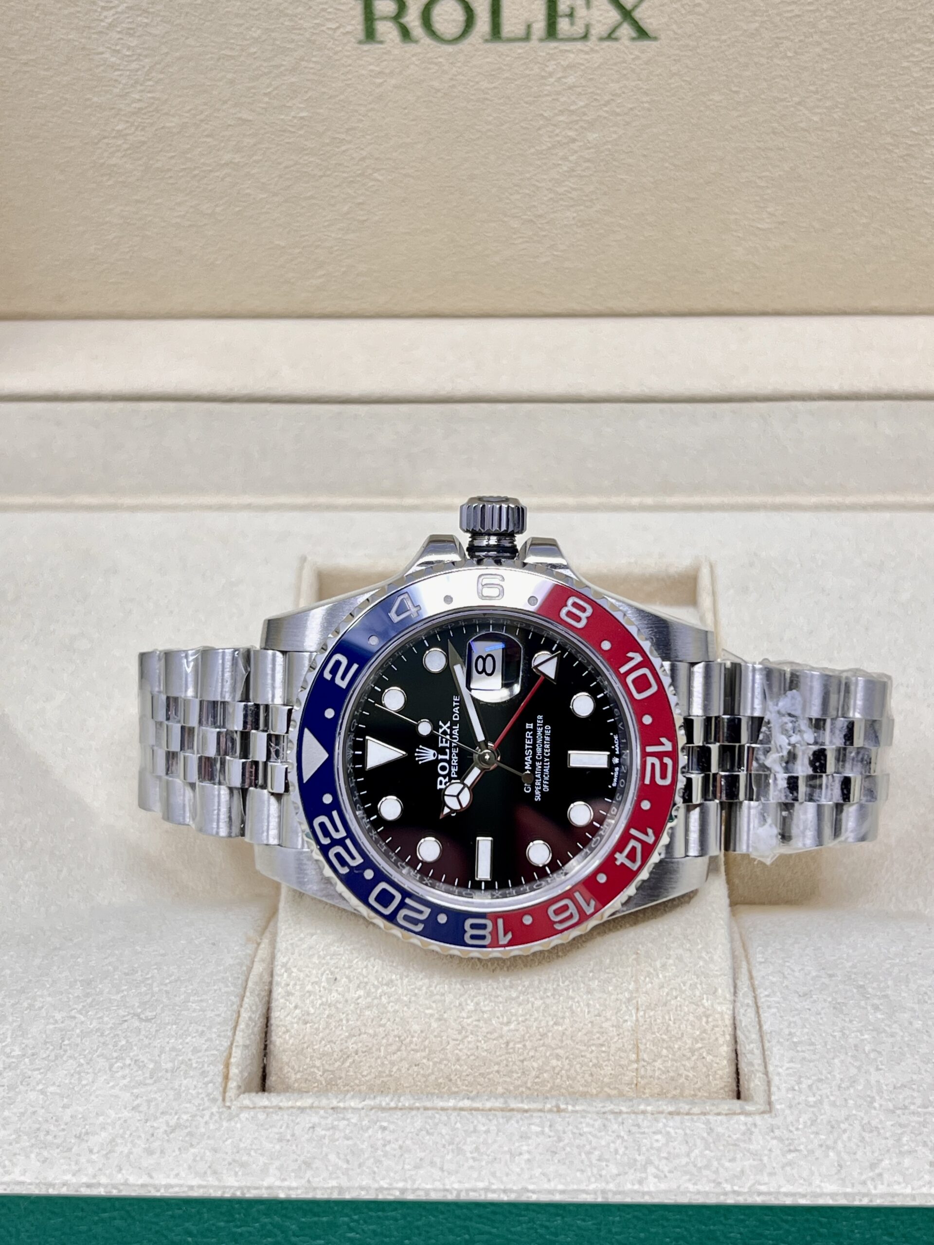 Rolex Gmt Master II Pepsi Ref 126710BLRO Full Set 2018 - immagine 7