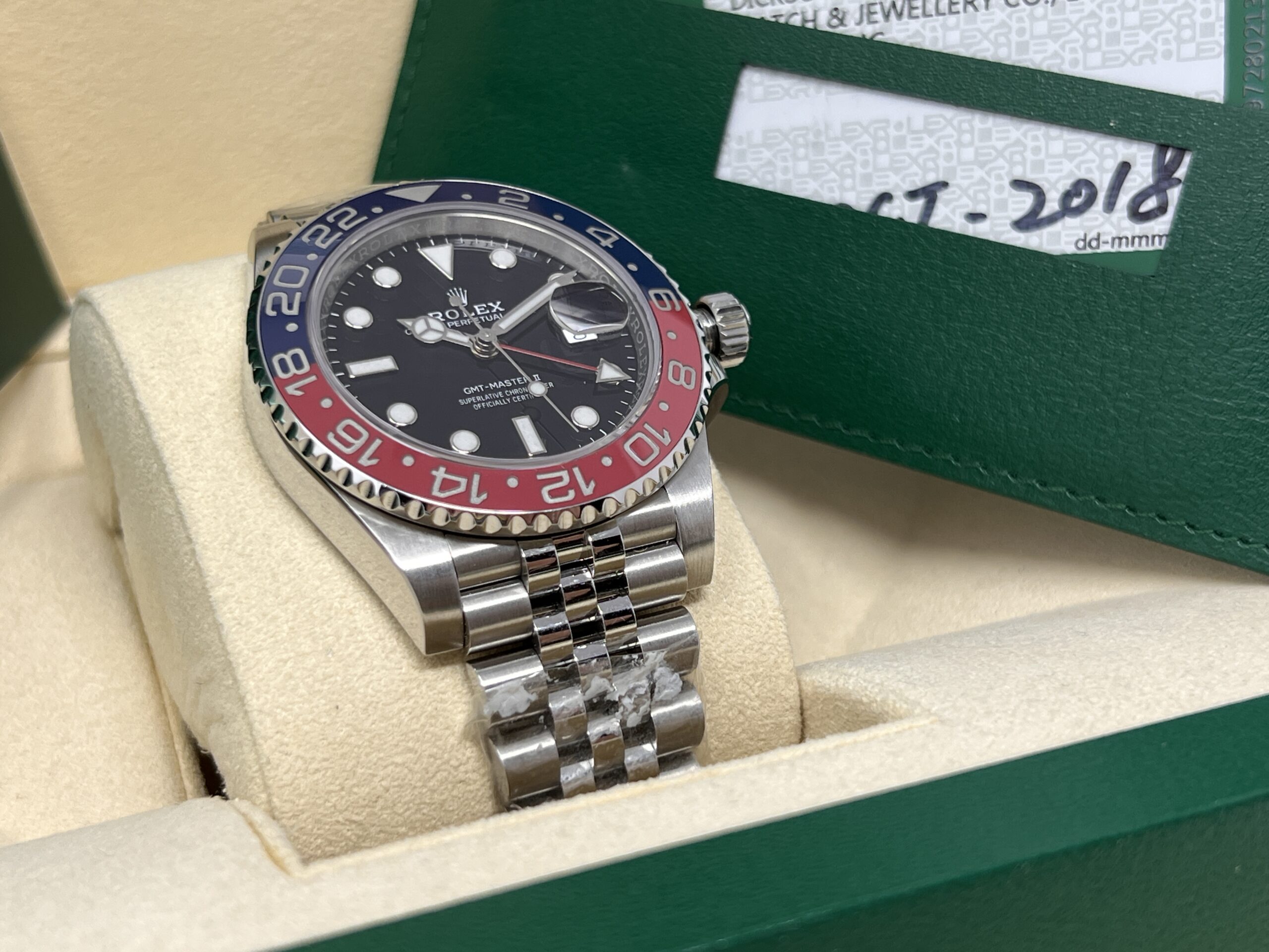Rolex Gmt Master II Pepsi Ref 126710BLRO Full Set 2018 - immagine 11