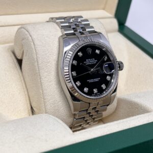 Rolex Datejust 36mm Ref 116234 Quadrante Nero Brill Full Set 2018