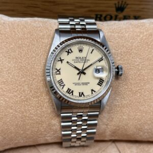 Rolex Rolex Datejust 36mm Ref 16234 Cream Dial Full Set 1993