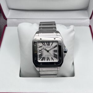Cartier Santos 100 XL Acciaio Ref 2656 Automatico