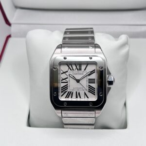 Cartier Santos 100 XL Acciaio Ref 2656 Automatico