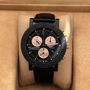 Bulgari -  Carbongold Rosa Chrono Città Berlino Ref. BB38 CLCH