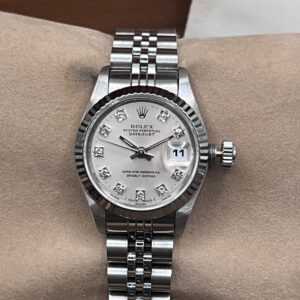 Rolex Datejust Lady Ref 69174 Quadrante Silver con Diamanti Garanzia Rolex 1993