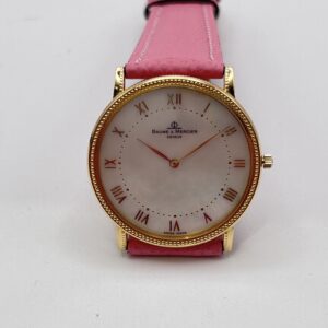 Baume & Mercier Oro 18Kt Quadrante Madreperla Ref 15607