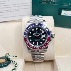Rolex GMT Master II Pepsi Jubilè Ref 126710BLRO Full Set