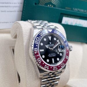 Rolex GMT Master II Pepsi Jubilè Ref 126710BLRO Full Set