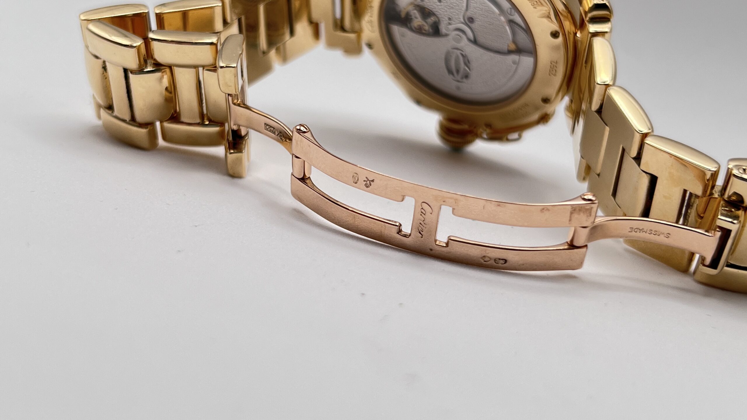 Cartier Pasha Ref 2392 Oro Giallo Braccialato - immagine 11