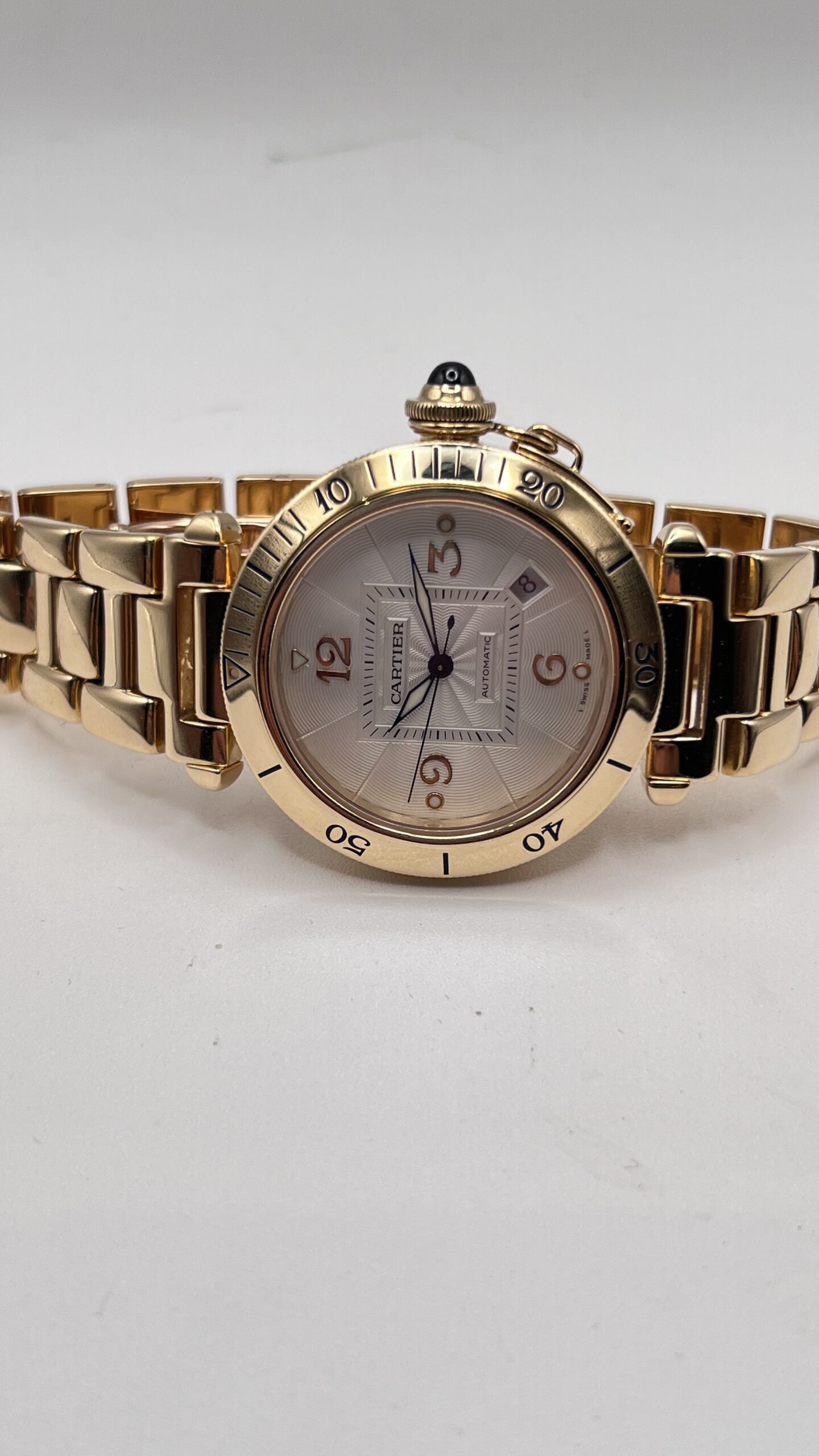 Cartier Pasha Ref 2392 Oro Giallo Braccialato - immagine 10