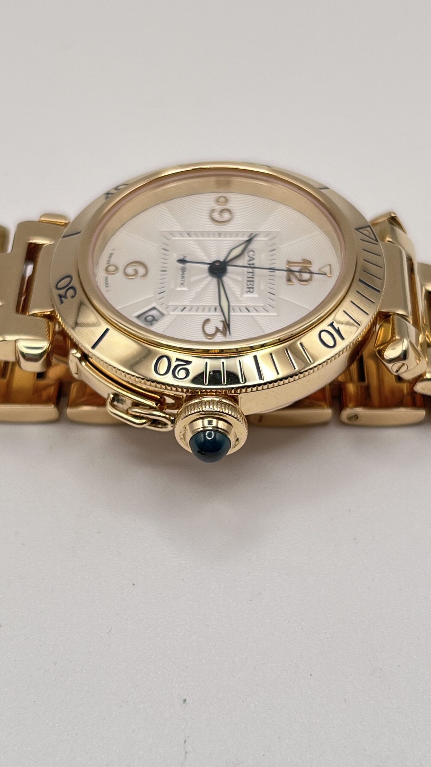 Cartier Pasha Ref 2392 Oro Giallo Braccialato - immagine 12