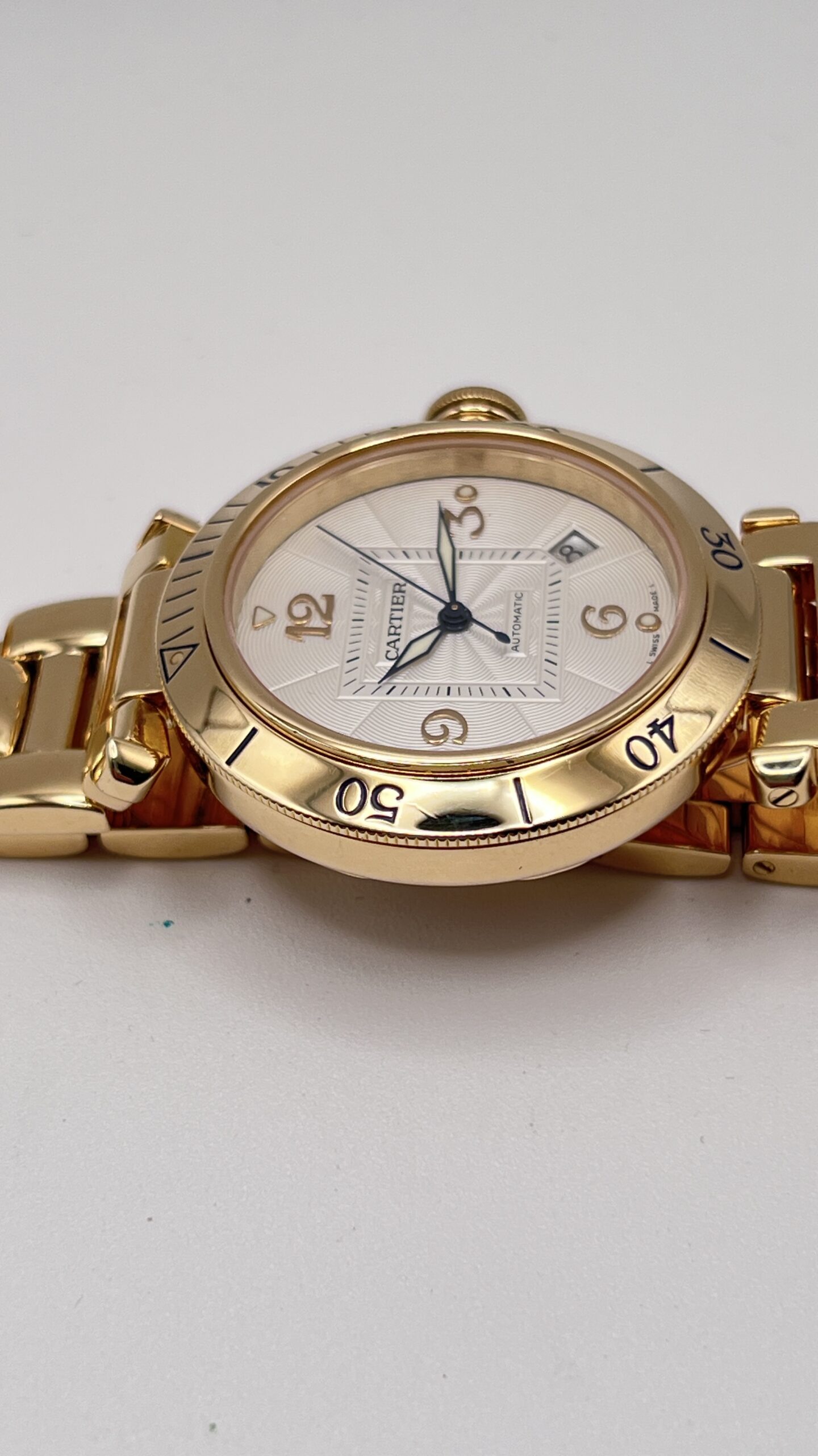 Cartier Pasha Ref 2392 Oro Giallo Braccialato - immagine 13