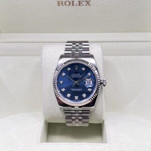 Rolex Datejust 36mm Ref 116234 Quadrante Blue Brill Full Set 2012
