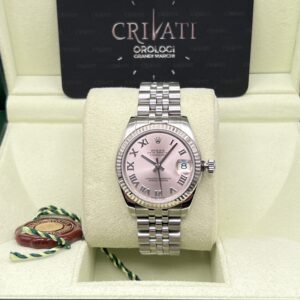Rolex Datejust 31mm Ref 178274 - Quadrante Rosa Numeri Romani - Garanzia Italia 2008