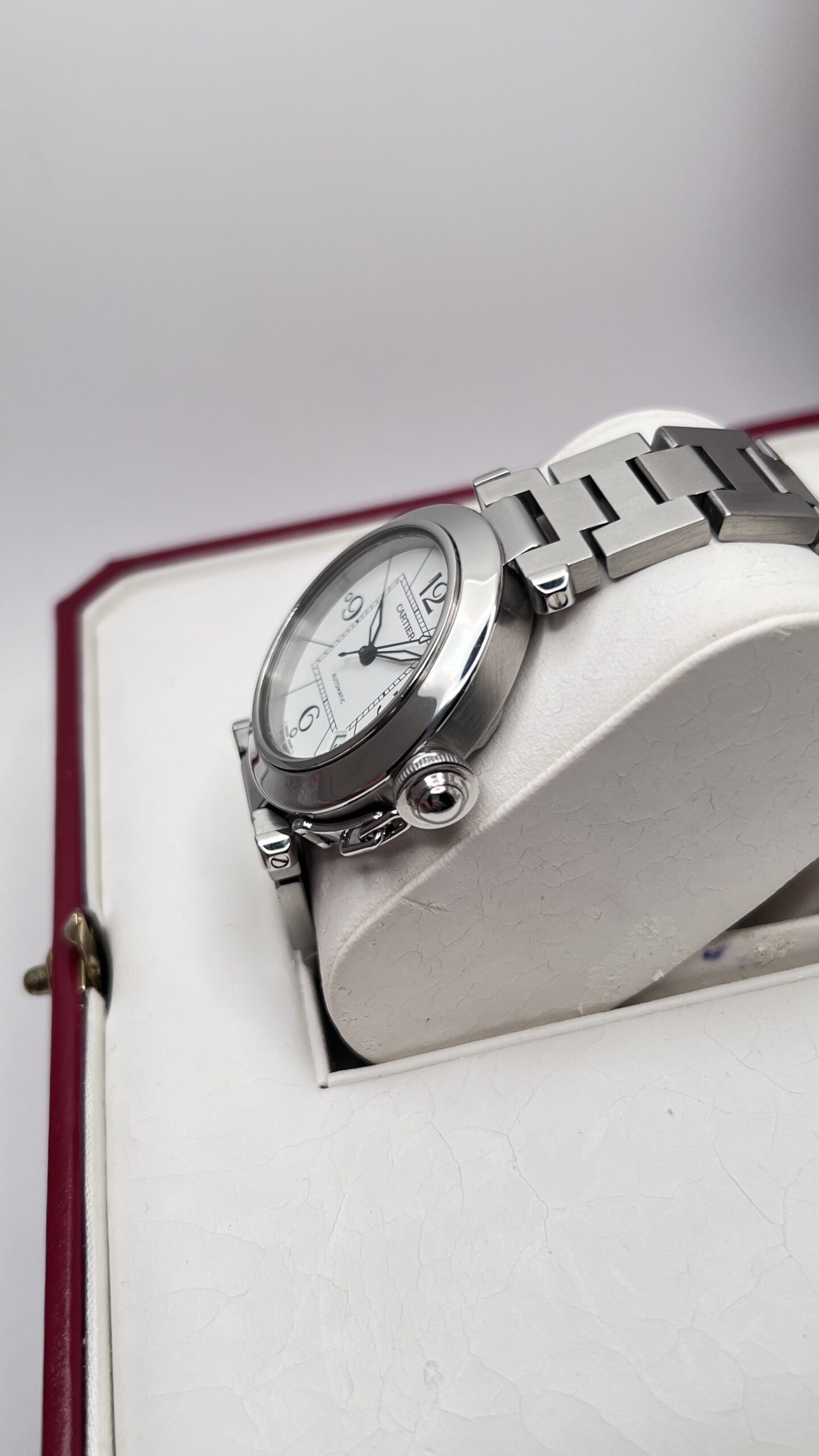 Cartier Pasha C Ref 2324 Quadrante Bianco Full Set 2005 - immagine 3