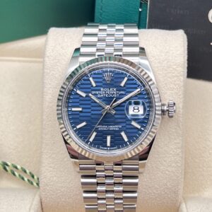 Rolex Datejust Blue Dial MOTIF Ref 126234 Full set Gar 2022
