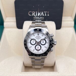 Rolex Daytona Cosmograph Ceramica Ref 116500LN Quadrante Bianco Full Set 2018