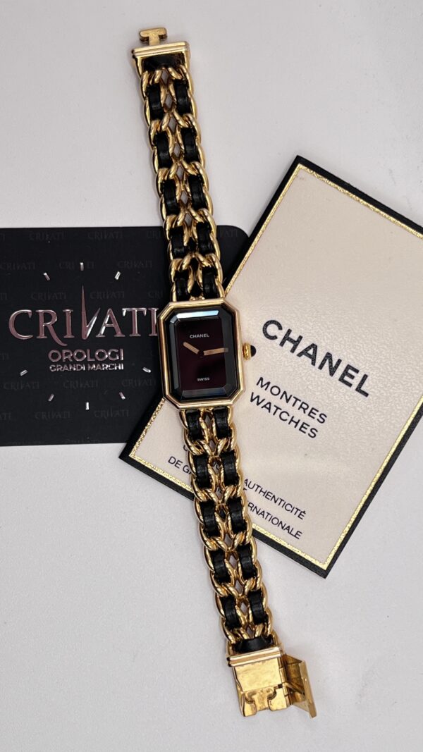 Chanel Première Ref LH0001 - placcato oro - Garanzia Chanel 1989 - immagine 8