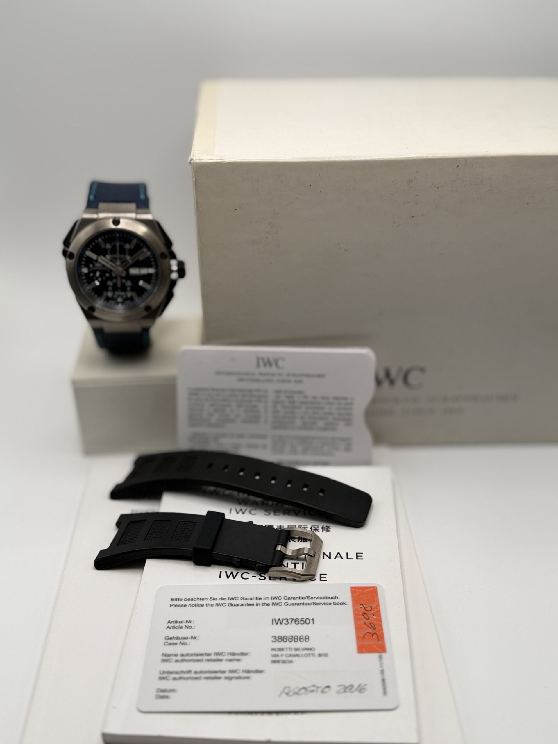 IWC - Ingenieur Double Chronograph Titanium Ref. IW376501 - immagine 8
