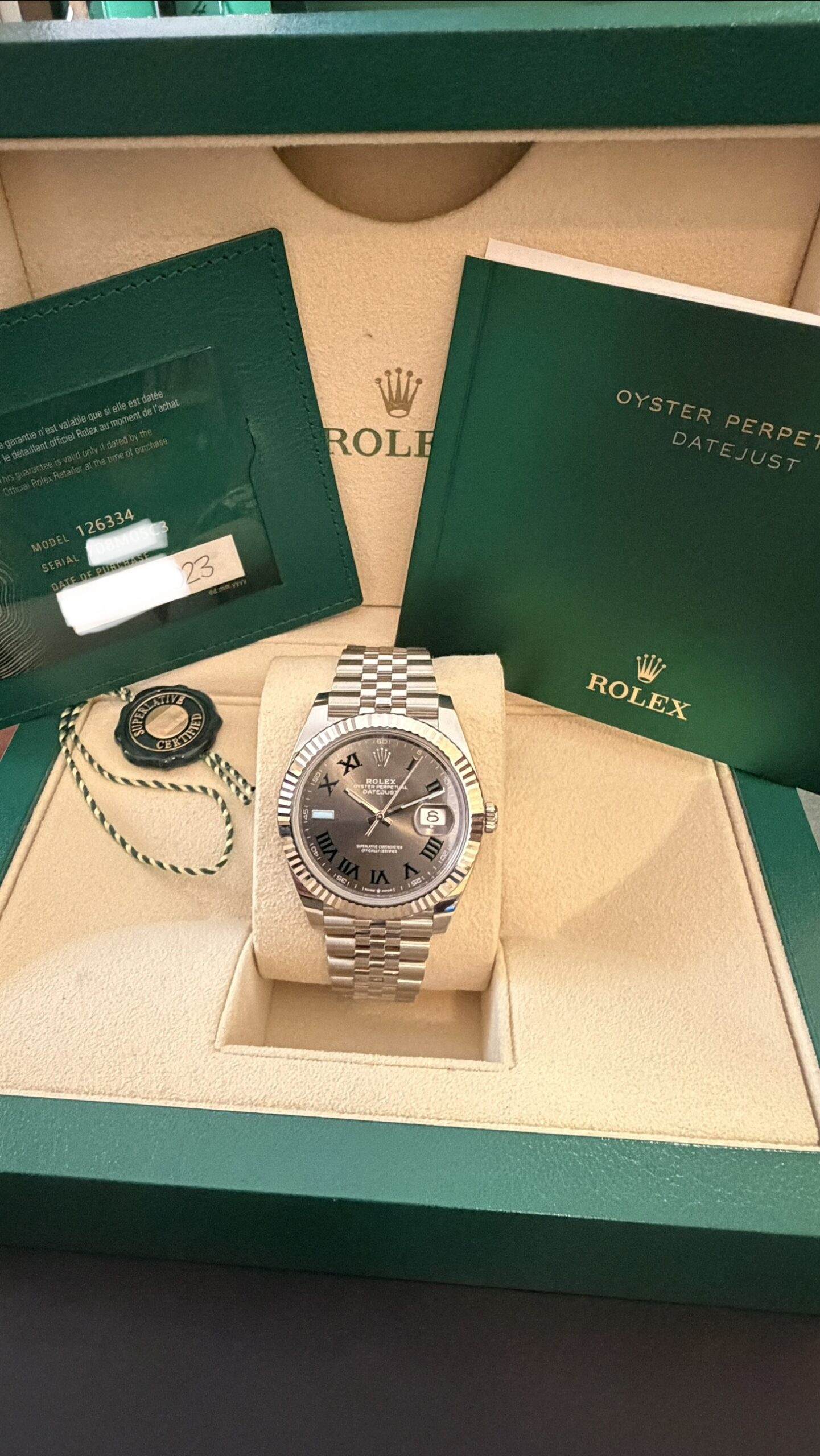 Rolex - Datejust 41mm Ref 126334 - immagine 6