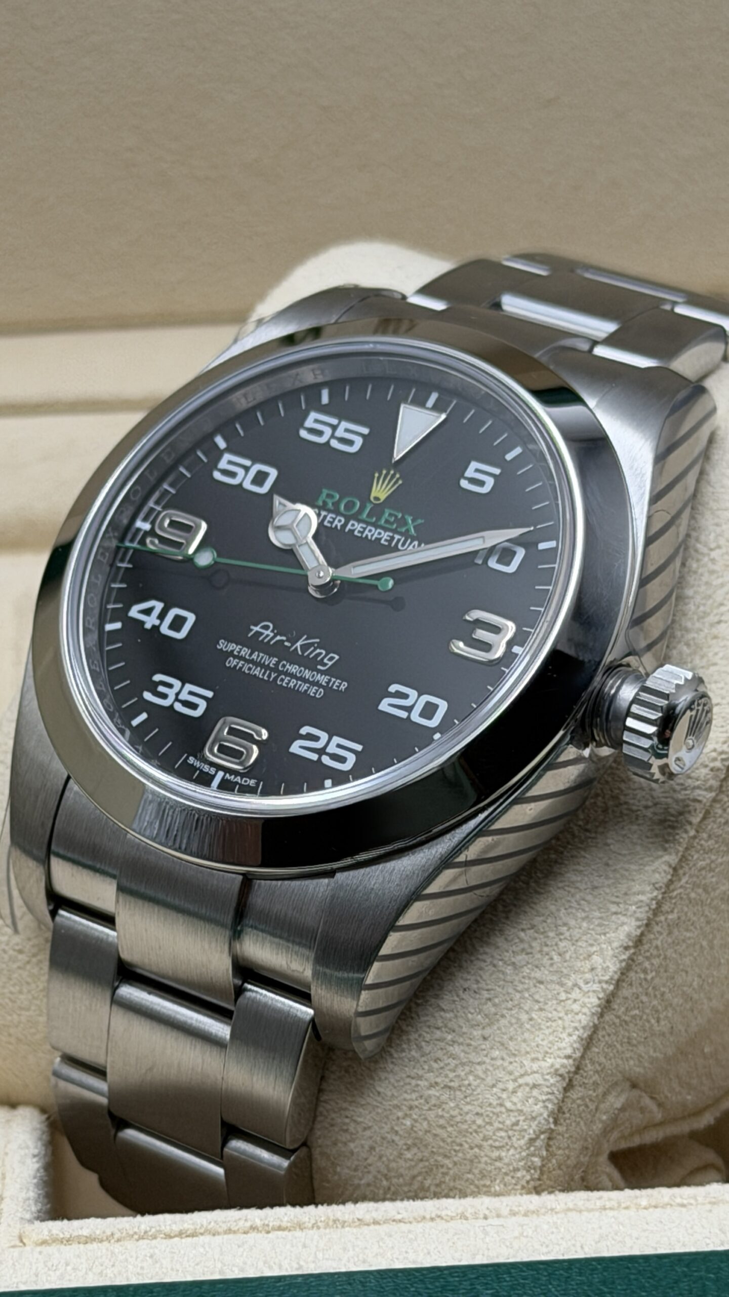 Rolex - AirKing Black Arab 3.6.9. Ref.116900 - immagine 6