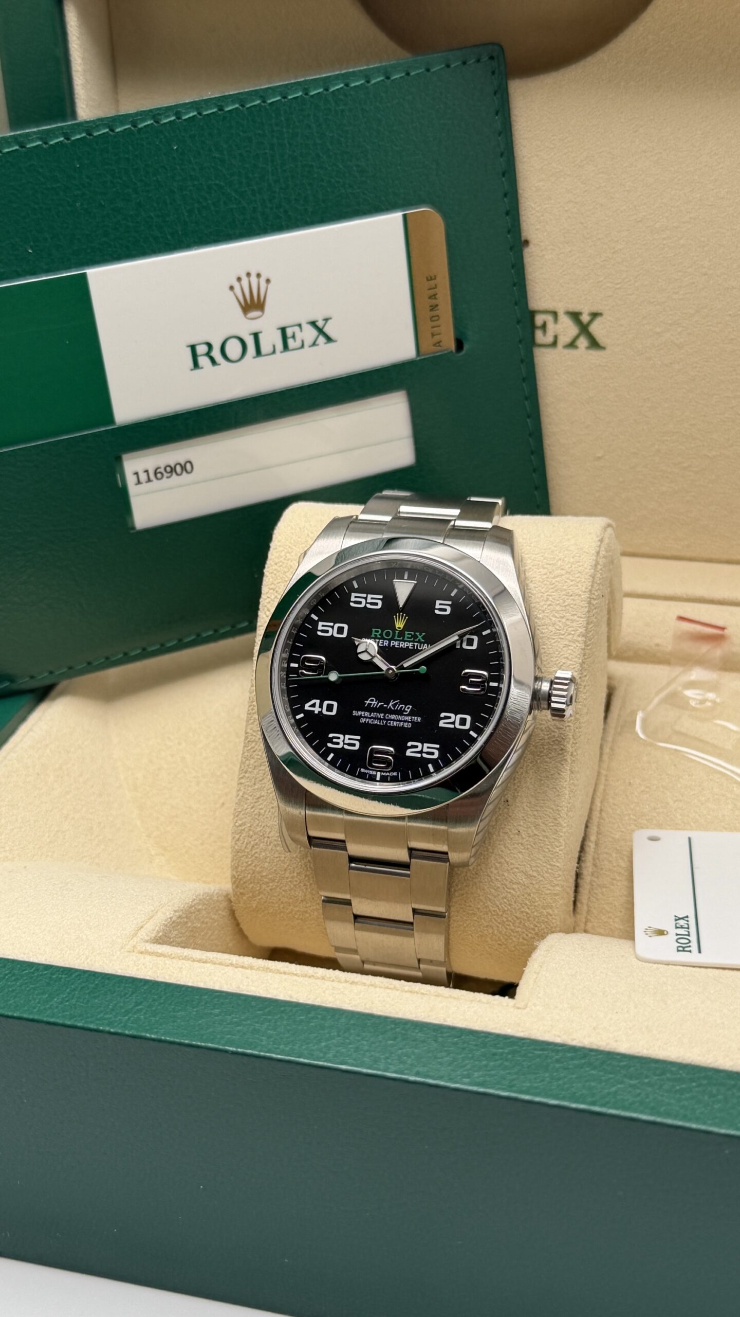 Rolex - AirKing Black Arab 3.6.9. Ref.116900 - immagine 4